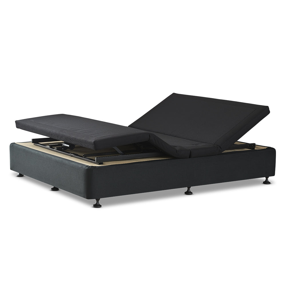 Renew Adjustable Base illustrated as a zero clearance base illustrated as an option on top of your standard bed base