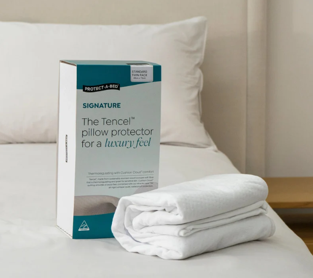 Protect -a- Bed Signature Tencel Pillow Protector 'Std Twin Pack'