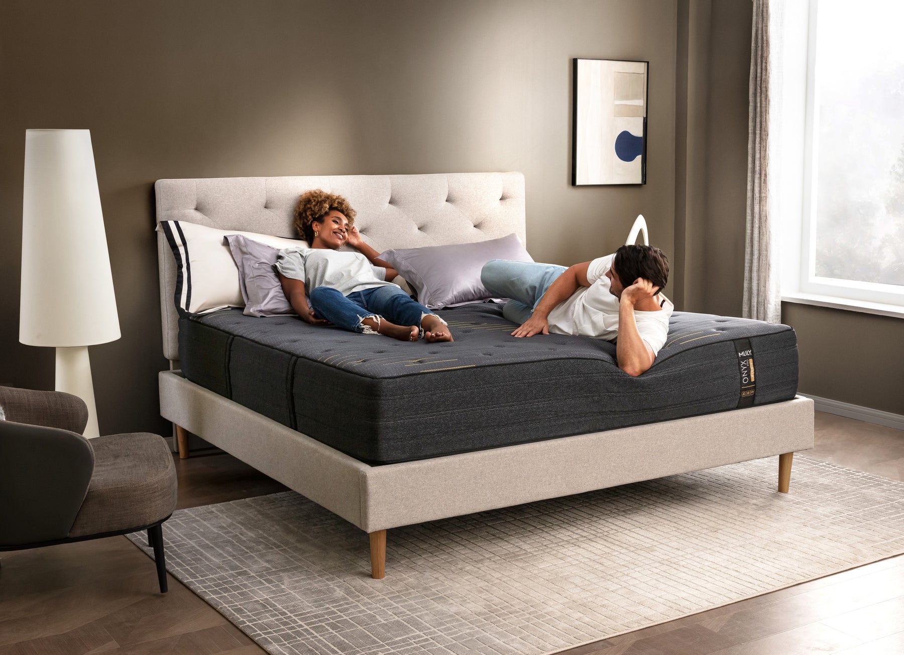 Onyx Hybrid 35cm Mattress Plush | by MLILY