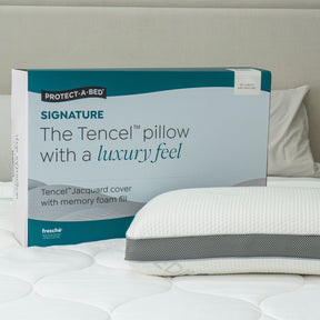 Signature Tencel Jacquard Memory Foam Pillow