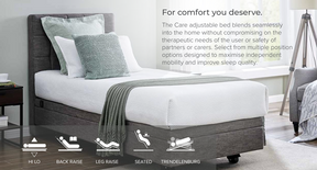 Aspire ComfiMotion Care - Hi-Lo Adjustable Bed | by Aidacare | NDIS REG Provider