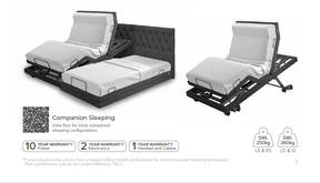 Aspire ComfiMotion Care -Fixed Companion Bed | by Aidacare