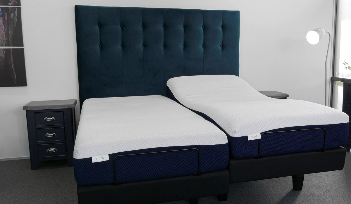 Split King Enrich Base with Napp Original Mattresses - Headboard & accessories not included 