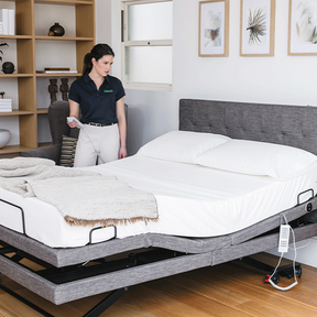 Aspire ComfiMotion Activ Care - Ultra Low Adjustable Bed | by Aidacare | NDIS REG Provider